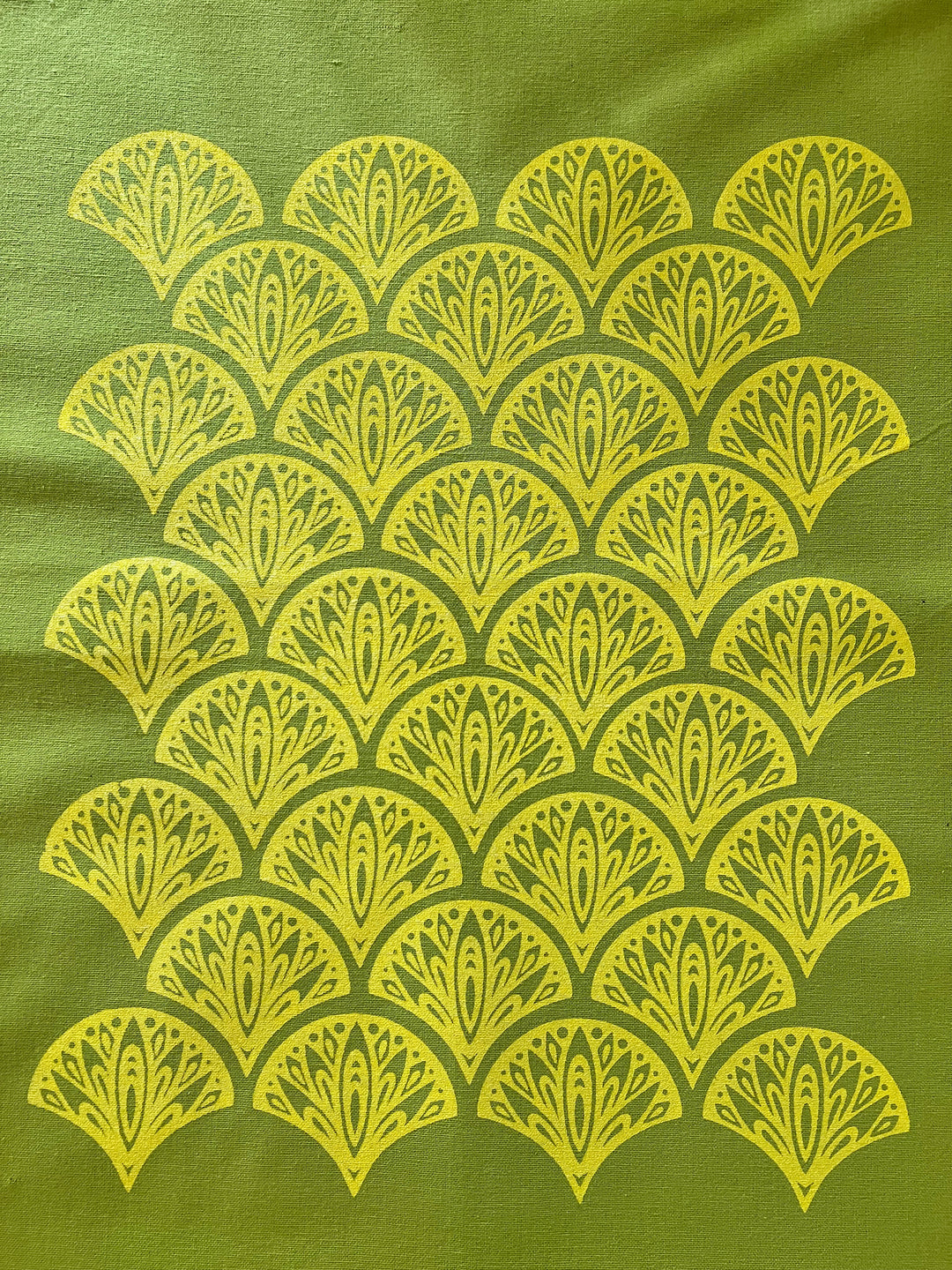 Peacock Tea Towels ~ Screen Printed Cotton