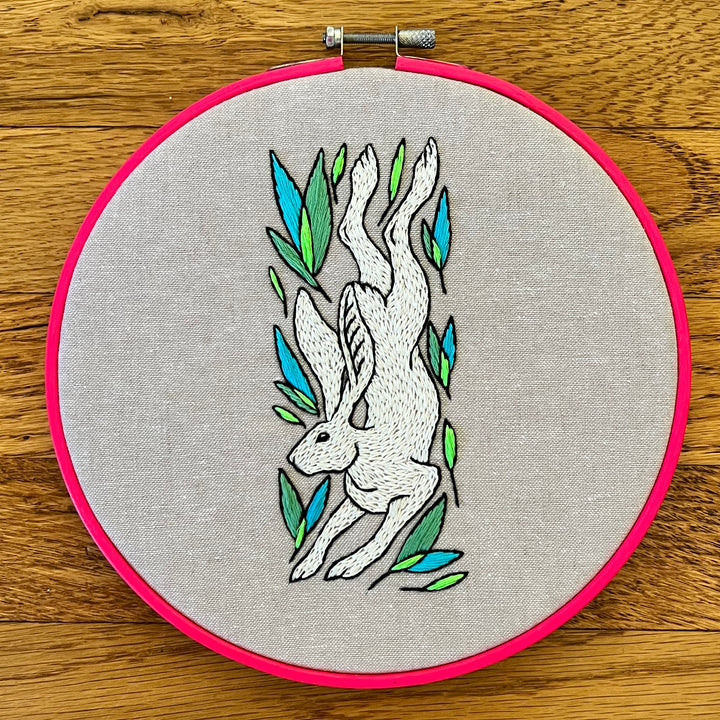 Hare Embroidery Kit