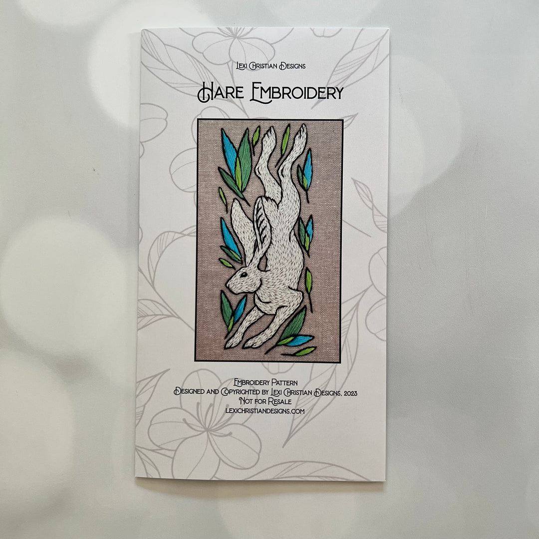 Hare Embroidery Kit