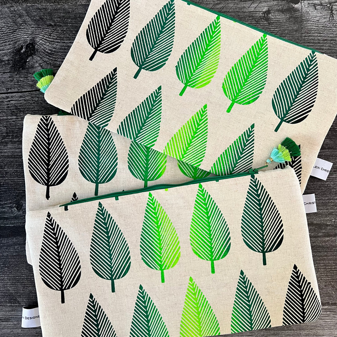 Pine Tree Zipper Bag