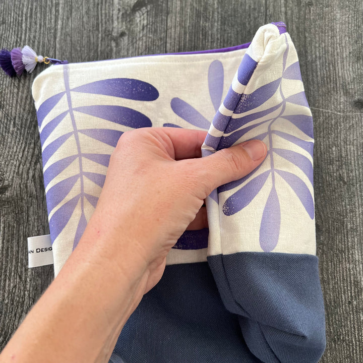 Lavender Zipper Bag