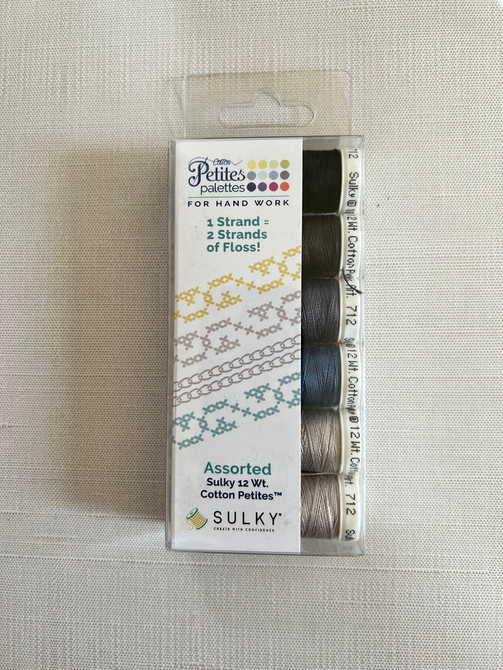 Black/Gray Sampler - Sulky Cotton Petites Palettes
