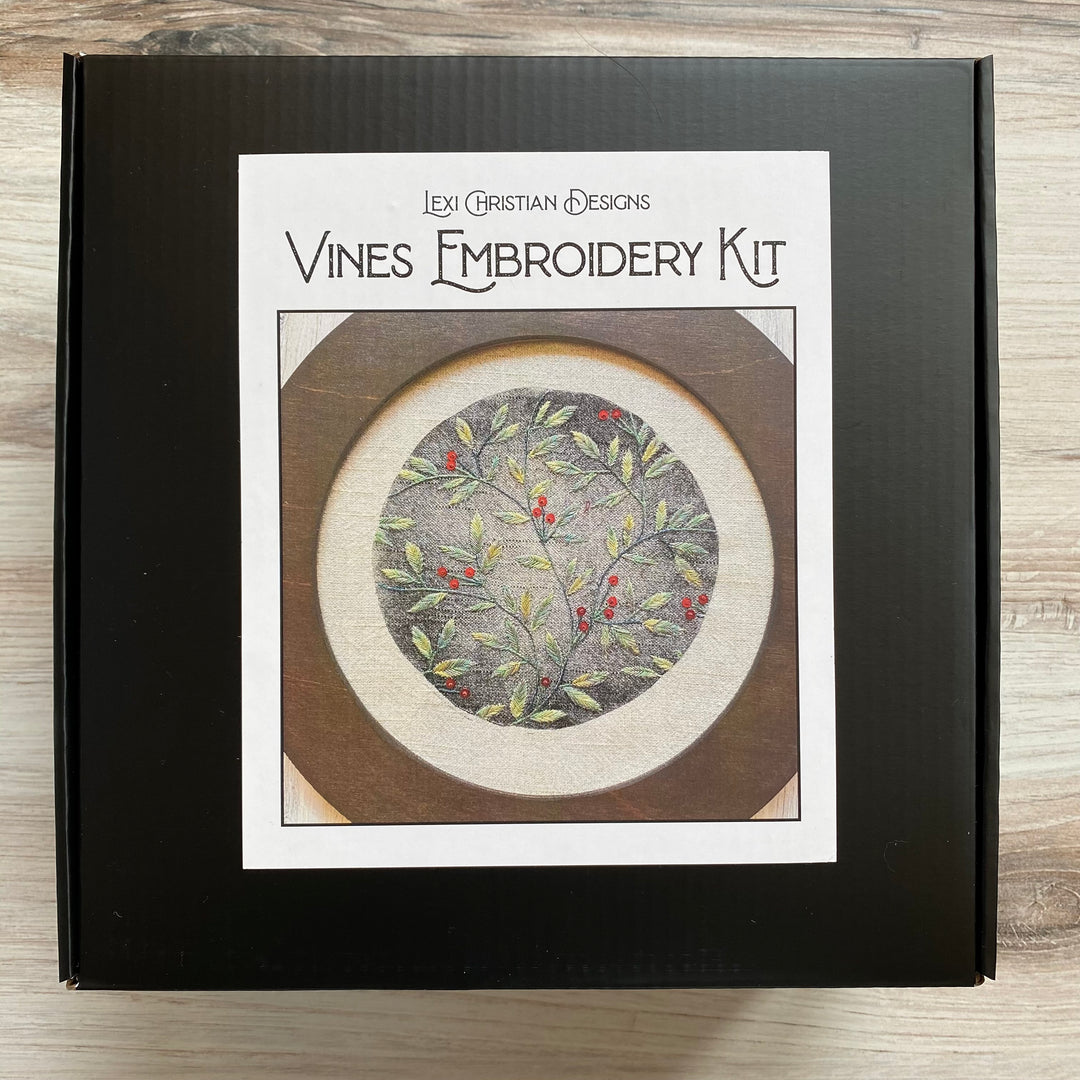Vines Embroidery Kit
