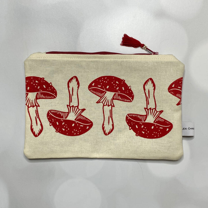 Mushrooms Zipper Bag