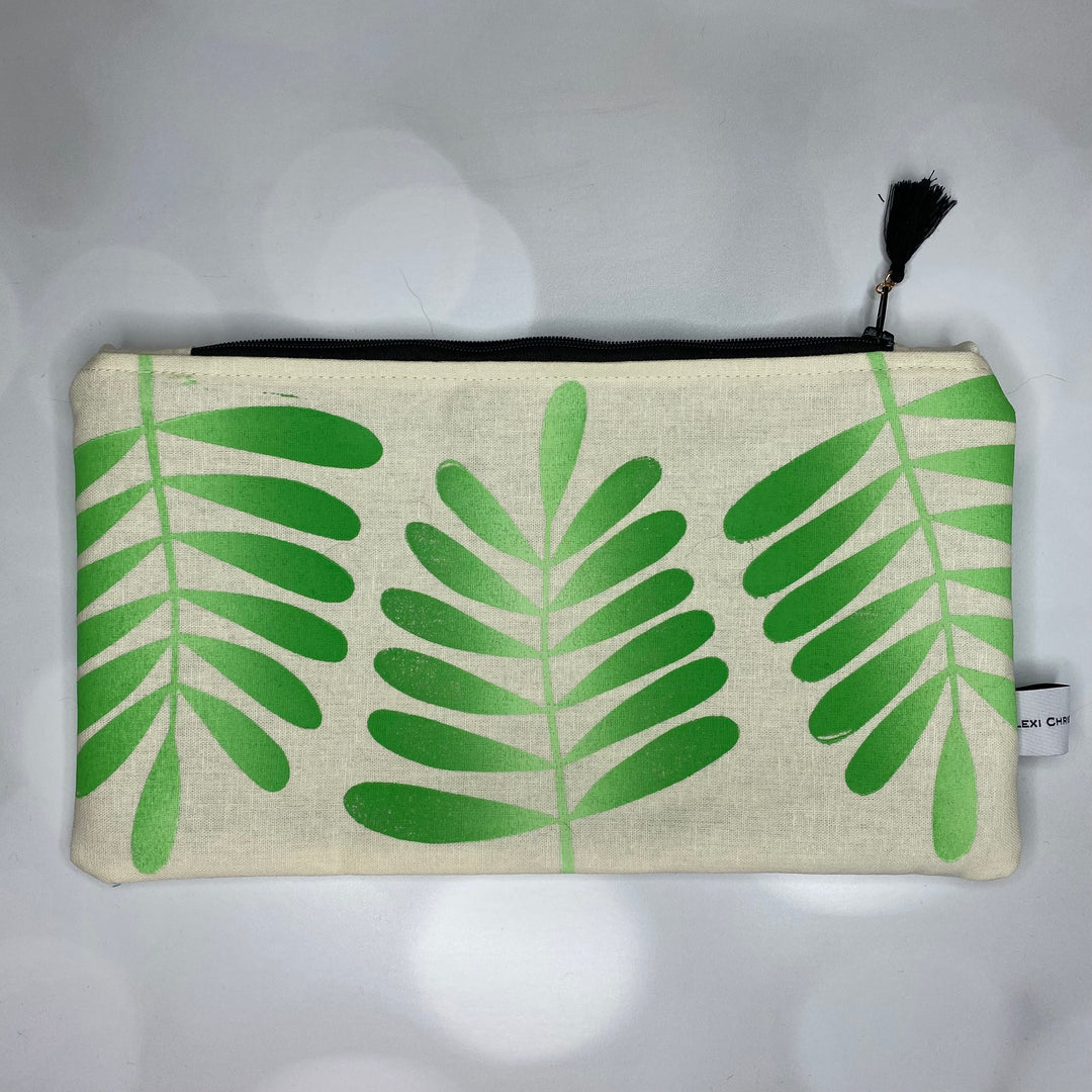 Leafy Zipper Bag
