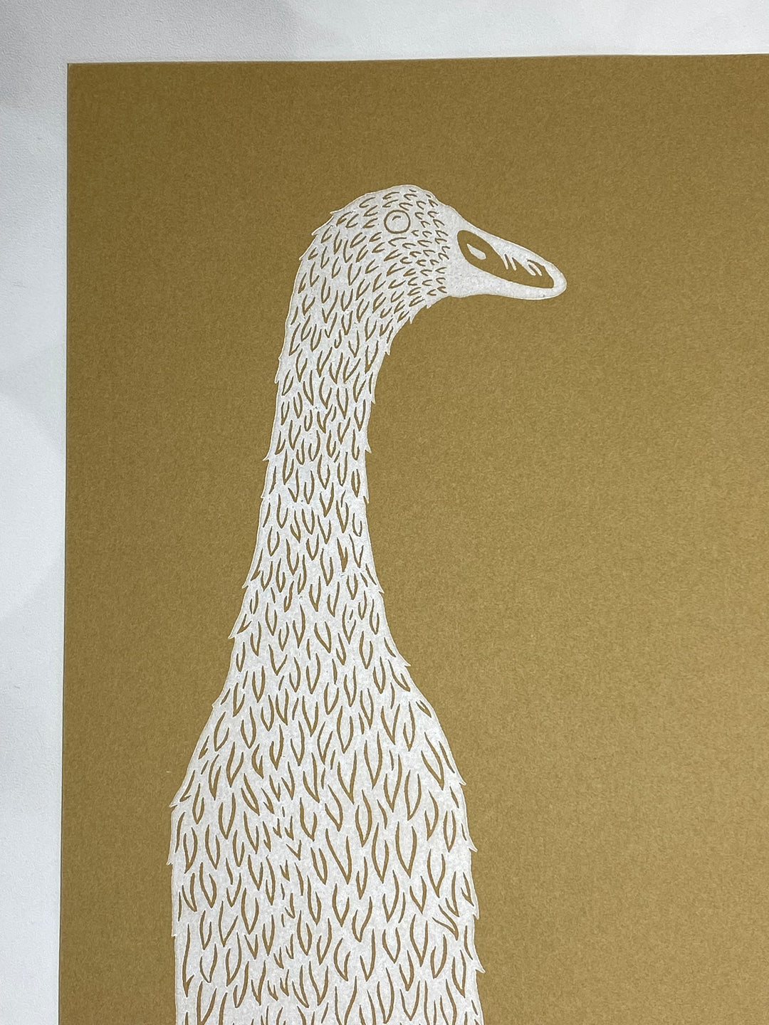Duck Yeah Lino Print