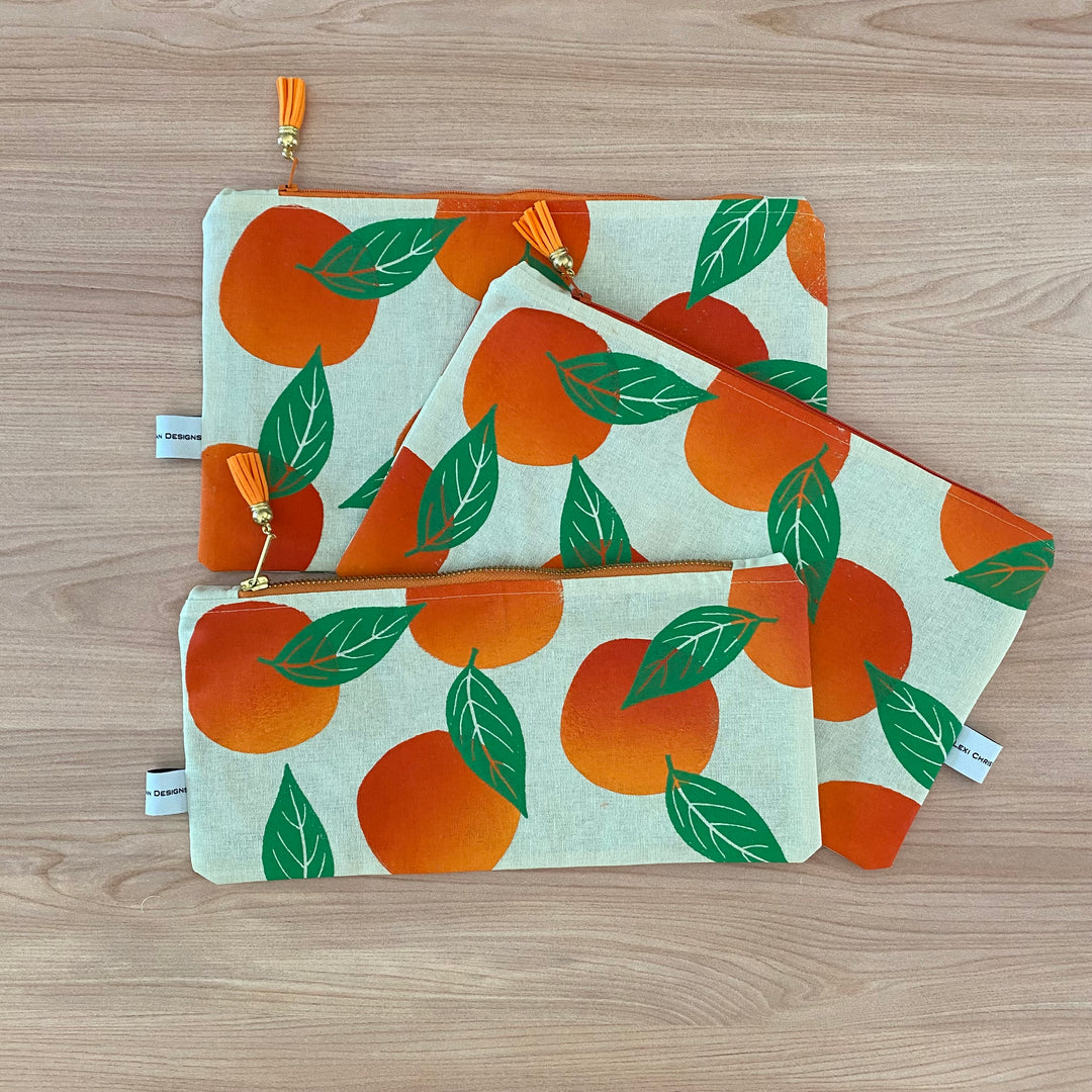 Oranges Zipper Bag