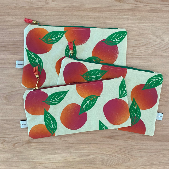 Peaches Zipper Bag